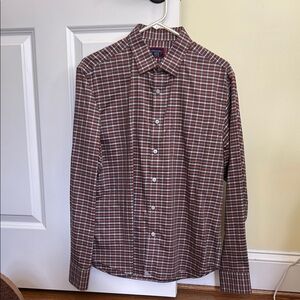 Men's Brown Checkered Shirt